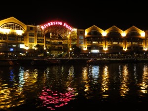 view from he famouse clark quay